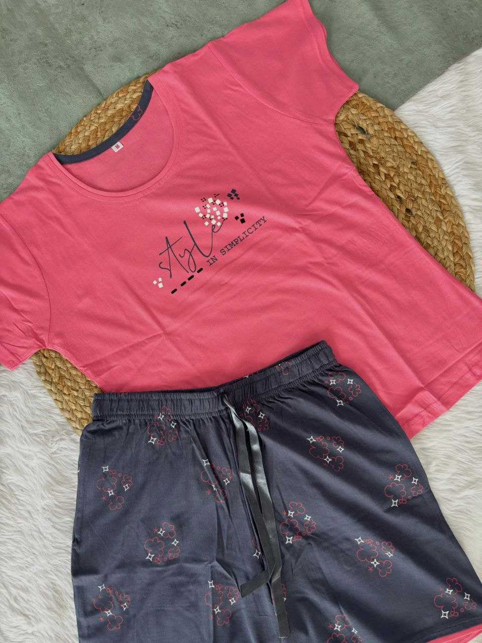 YNF HOSIERY LKC PREMIUM NIGHT WEAR WHOLESALE T-Shirt Shorty MANUFACTURER           